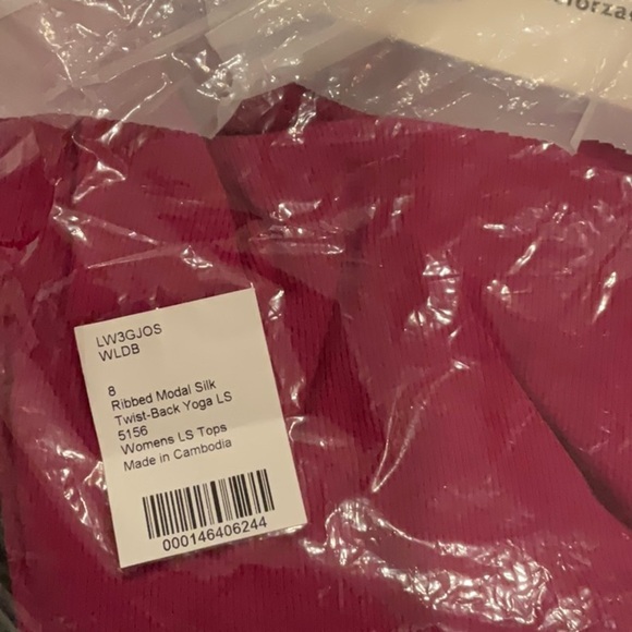 Lululemon Modal Silk Twist-Back Yoga Long-Sleeve Shirt - Picture 4 of 4